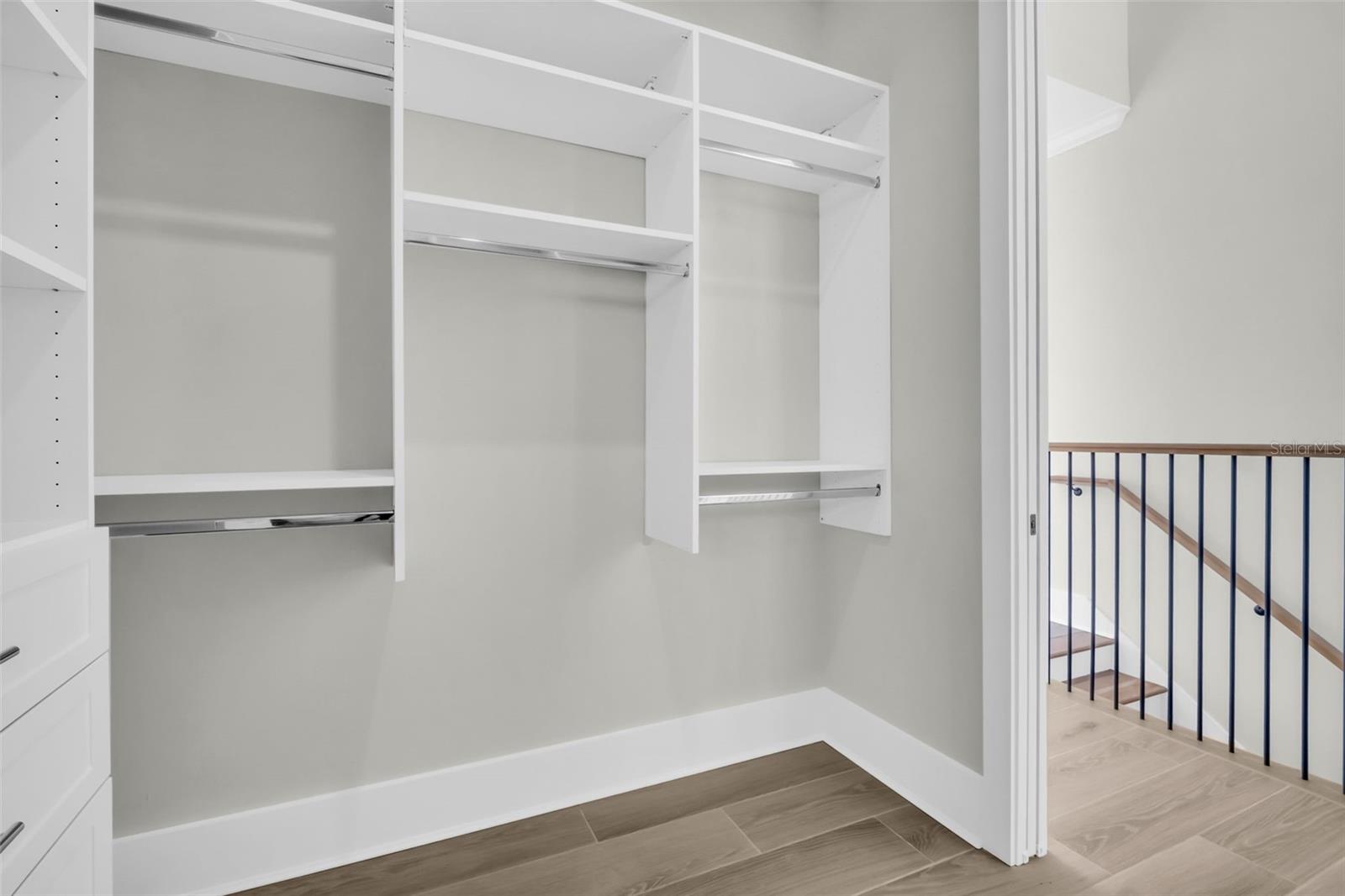Primary walk-in Closet