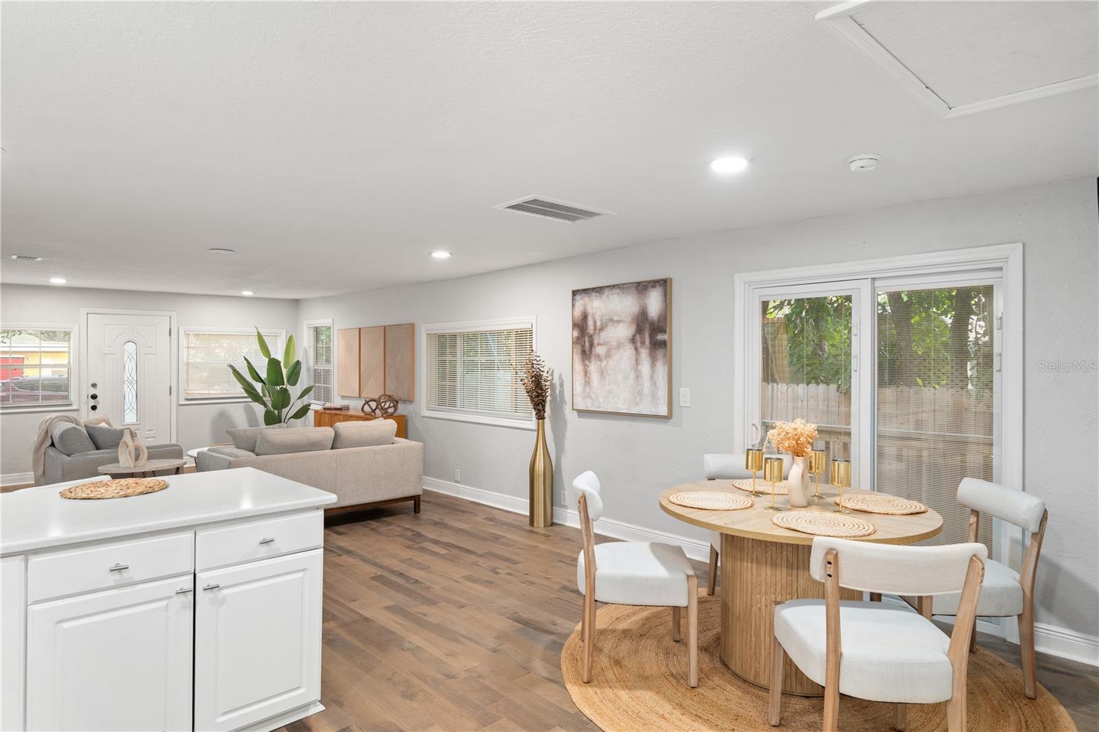 Dining Area off Kitchen and Living Room