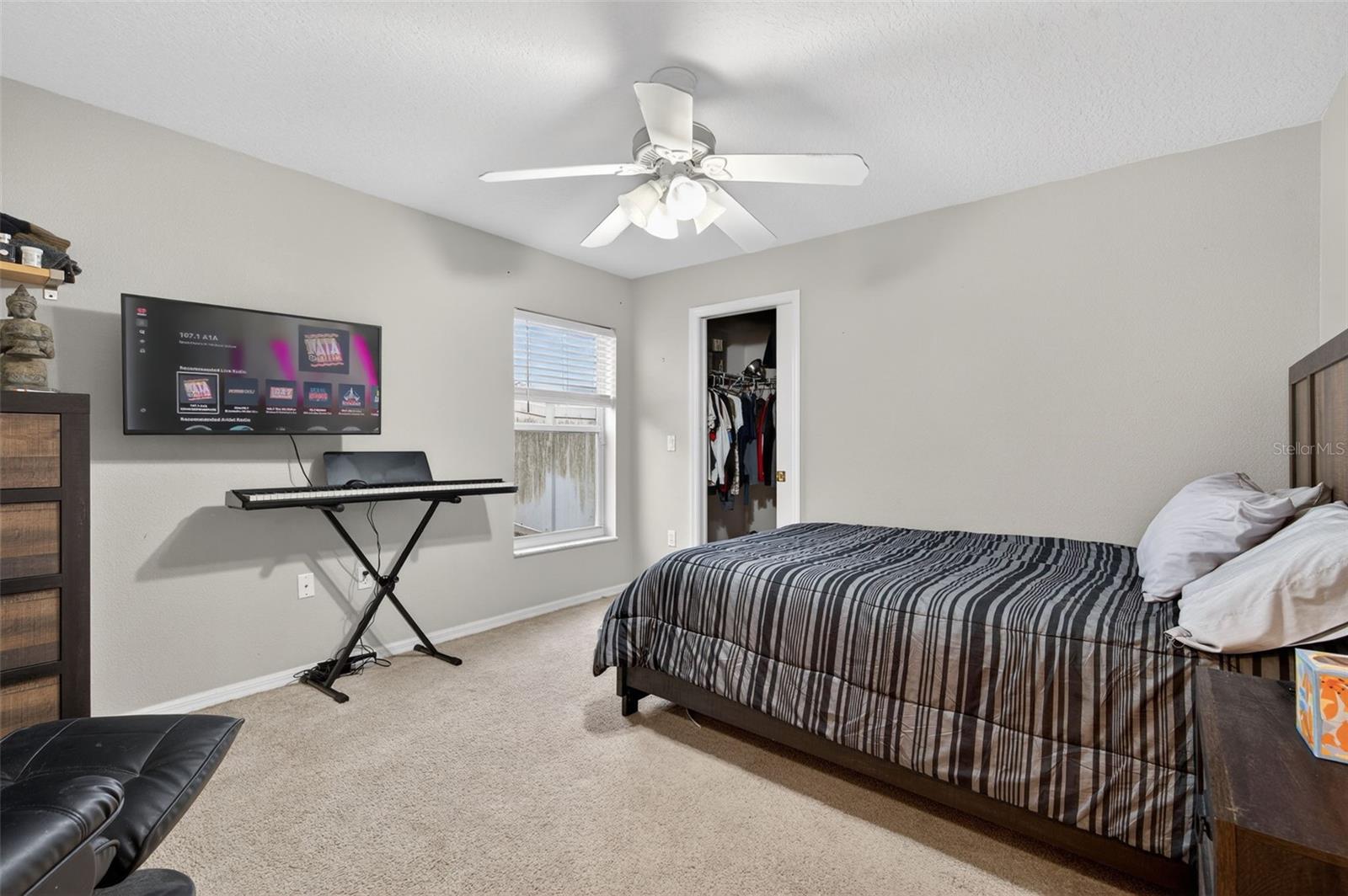 Bedroom #1 with walk-in closet
