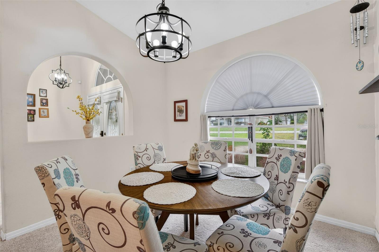 Dining Room window overlooking front yard