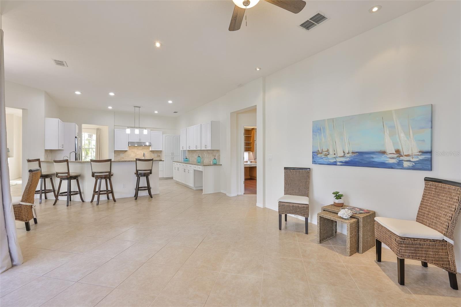 Large Great Room, Sliders to Wonderful Outdoor Space, Plenty of Room for Entertaining