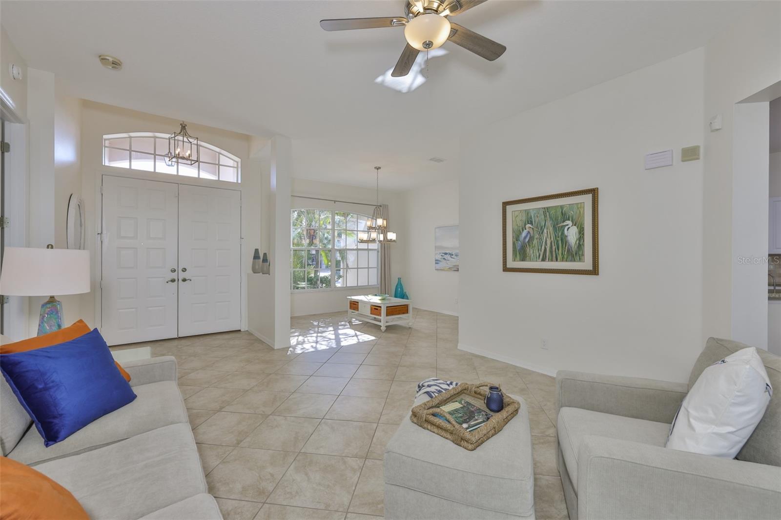 Formal Living Room, Separate Dining Aerea, New Diagonal Tile Floor, Freshly Painted Interior,  Sliders to Wonderful Outdoor Space