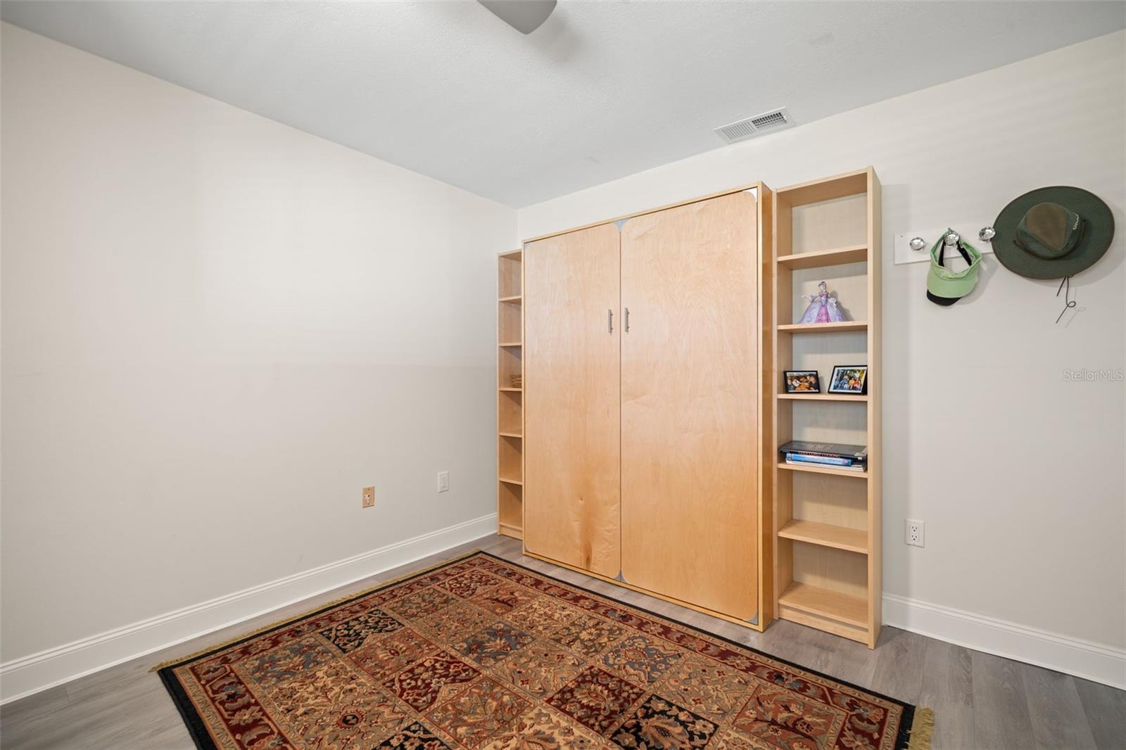 Murphy bed in storage mode