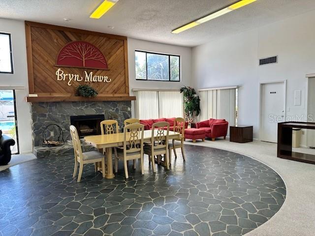 large gathering room at clubhouse