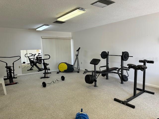 fitness area at clubhouse