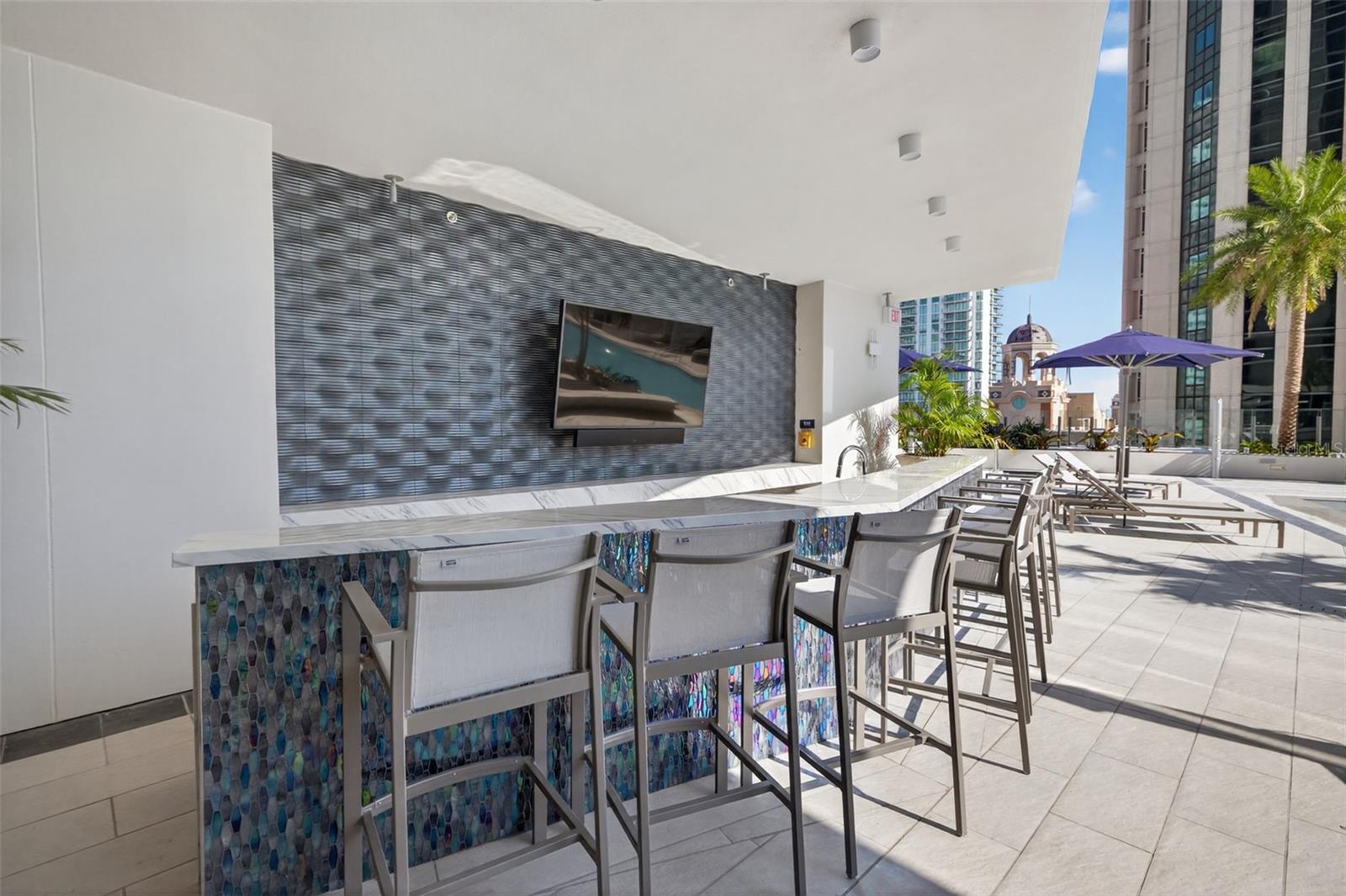 Cloud 9 Bar Area on Pool Deck