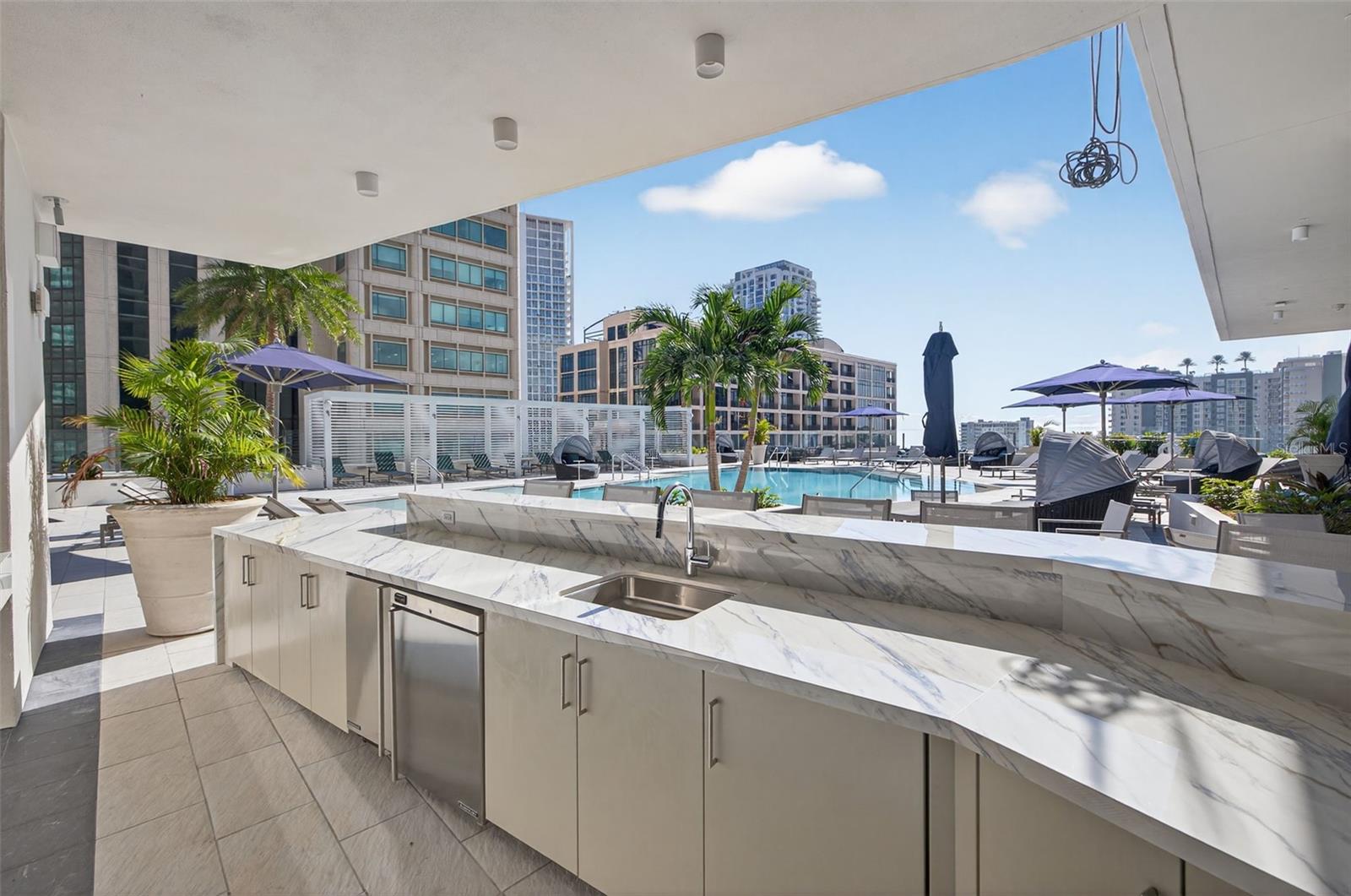 Cloud 9 Bar Area on Pool Deck