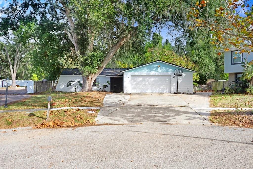 Front Elevation on a cul-de-sac