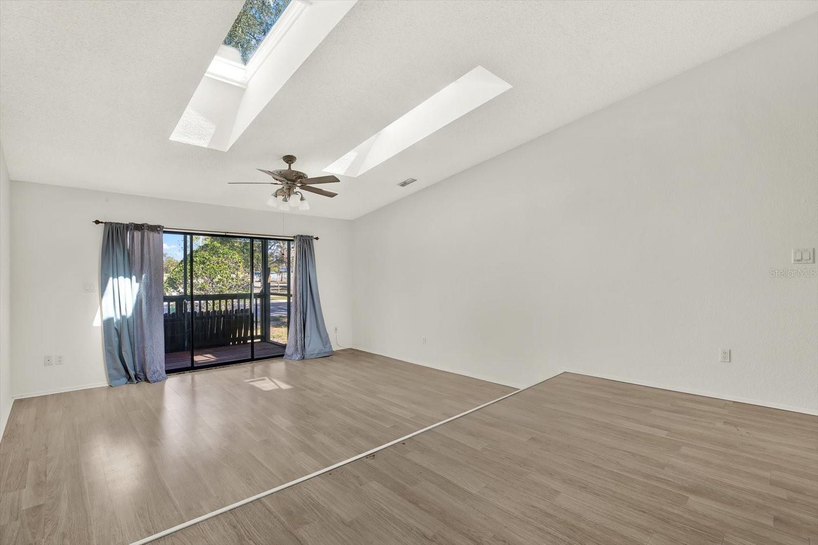 Living room/ Dining room combo on 2nd level