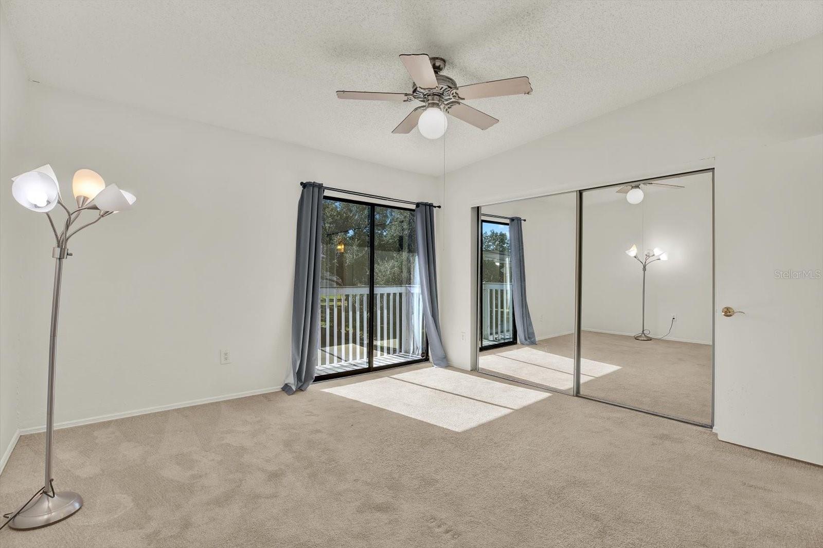 Primary Bedroom with private from balcony, Spacious closet space and EnSuite Bathroom