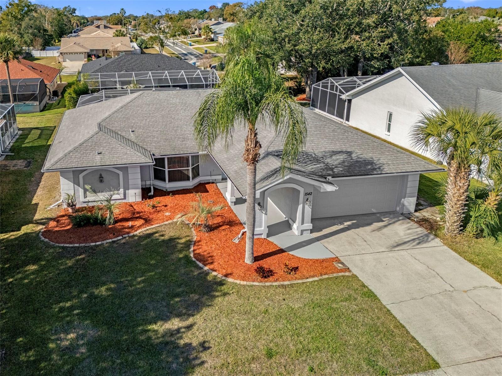 Arial of front of home