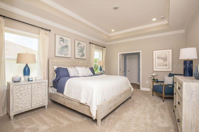 Model home - actual features may vary.