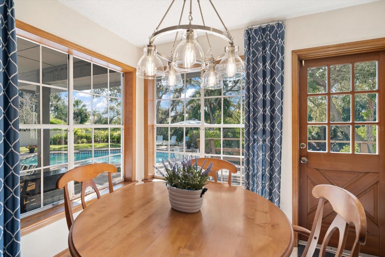 Eat in kitchen has views that are captivating!