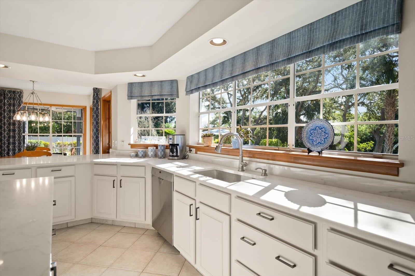 Counter space is appreciated by any chef!