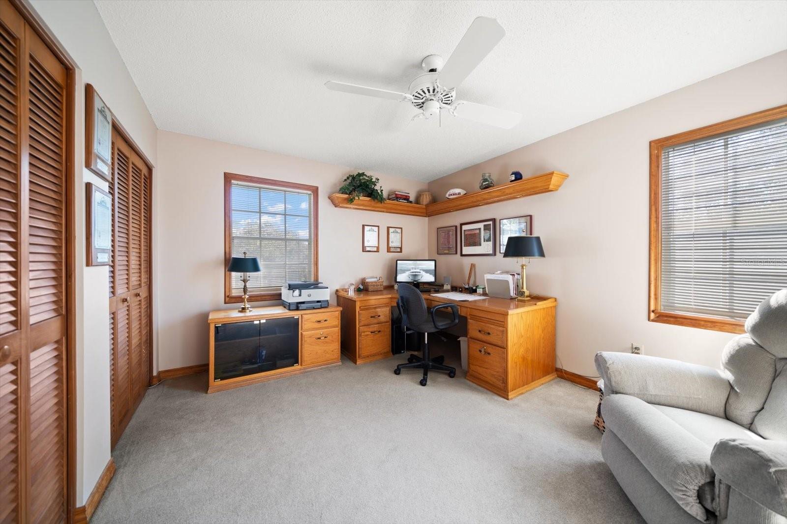 Fourth bedroom- used as office