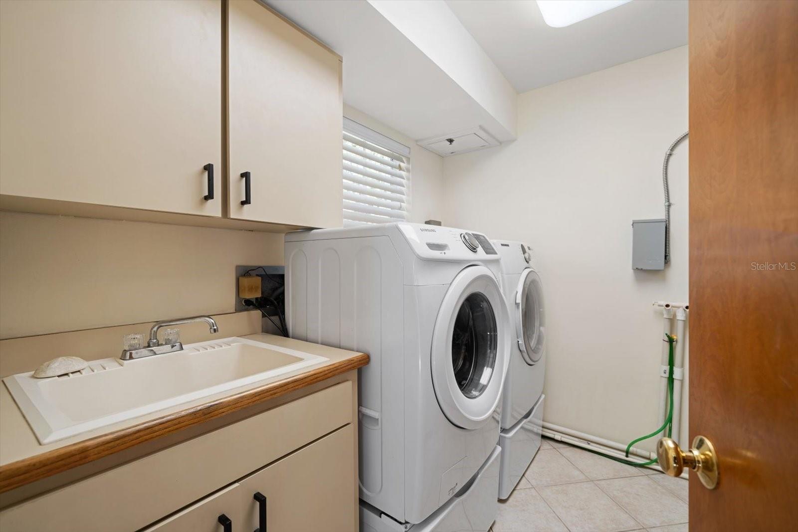 Laundry room off of kitchen