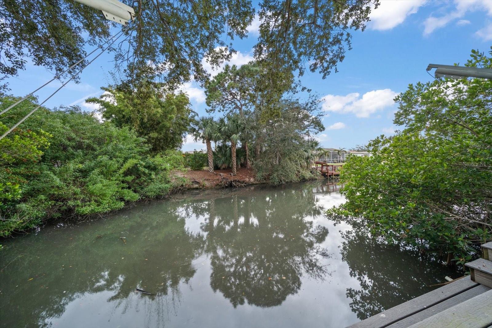 Salt water canal to intracoastal - perfect for kayaks, canoes or paddle boards only!