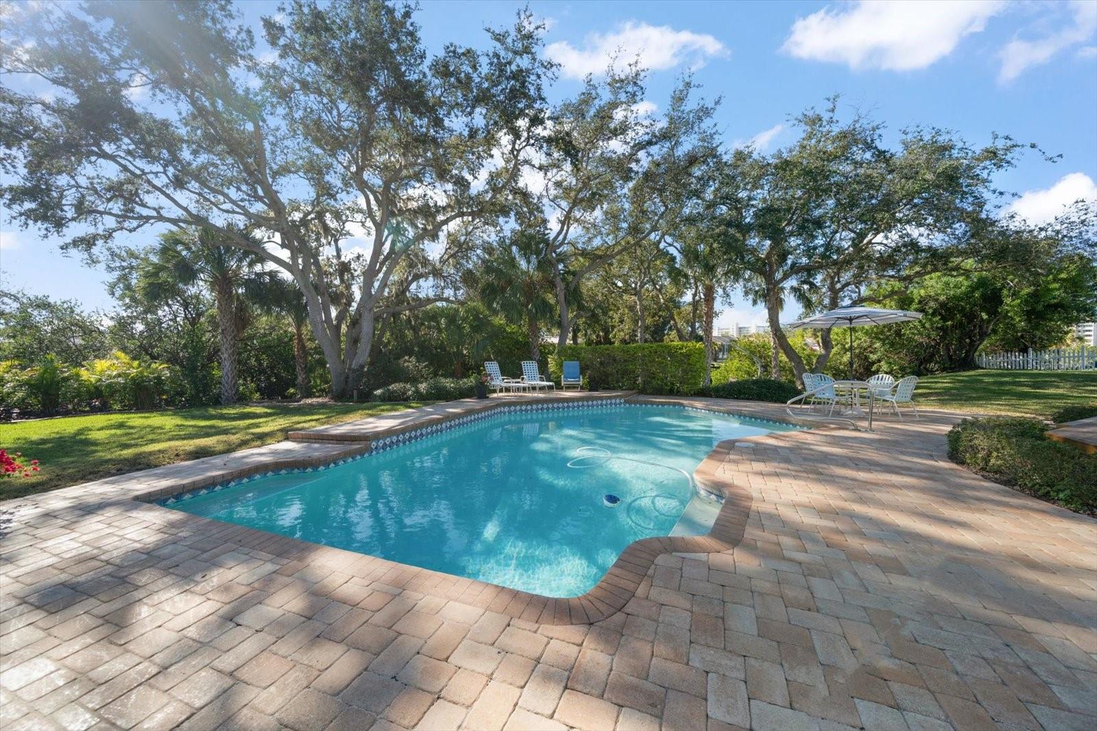 Impressive pool area!