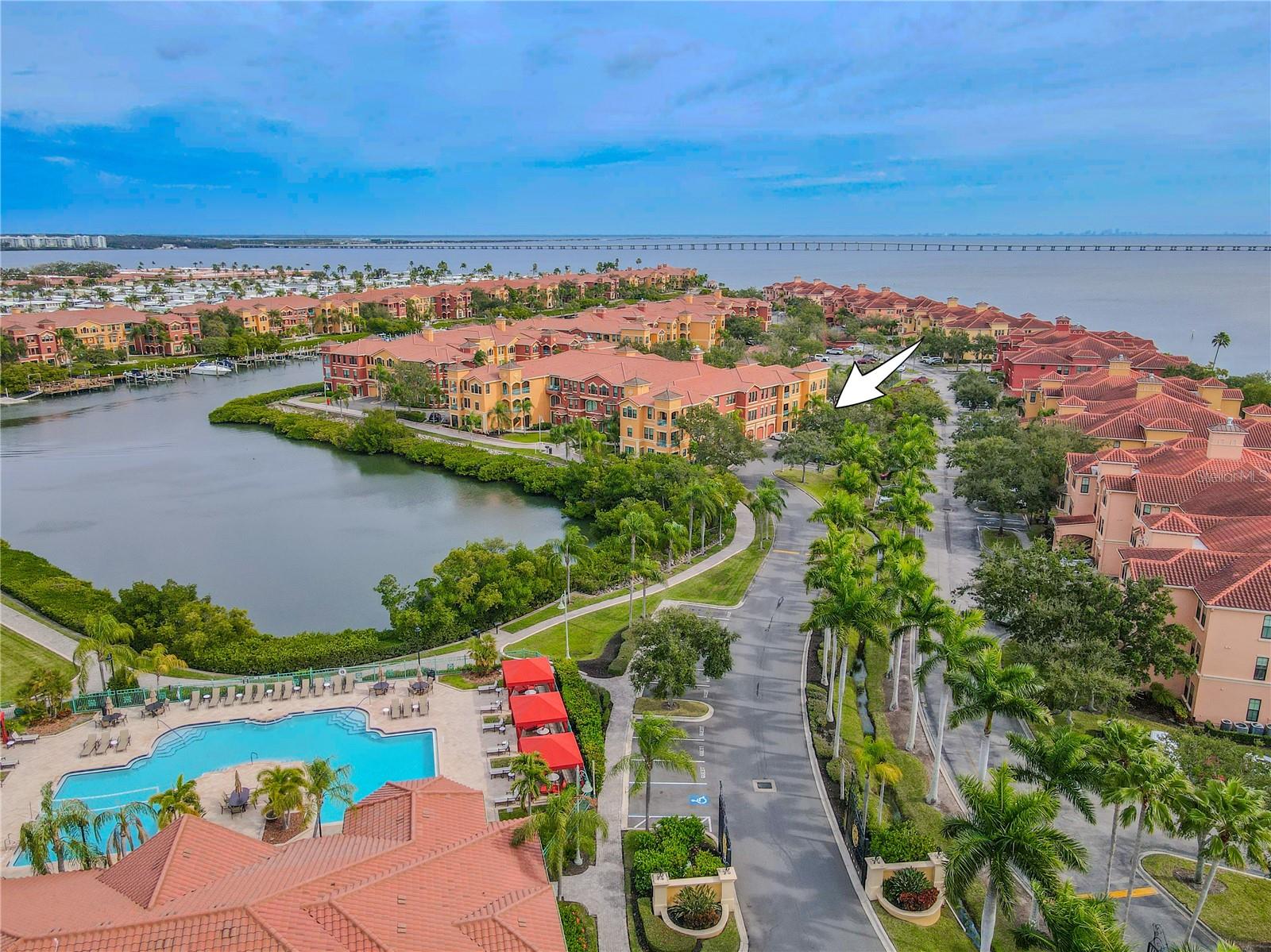 Quick walk to the clubhouse/pool