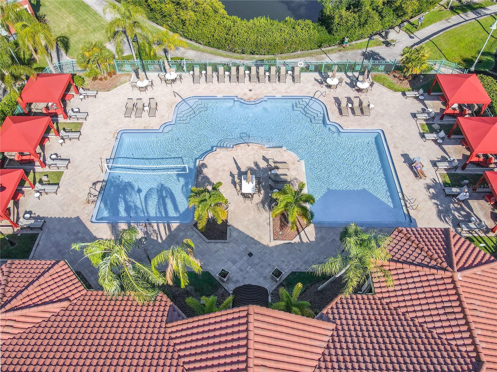 Community amenities include a 24-hour fitness center,  tennis courts, resident-use kayaks, a resort-style pool, and hot tub