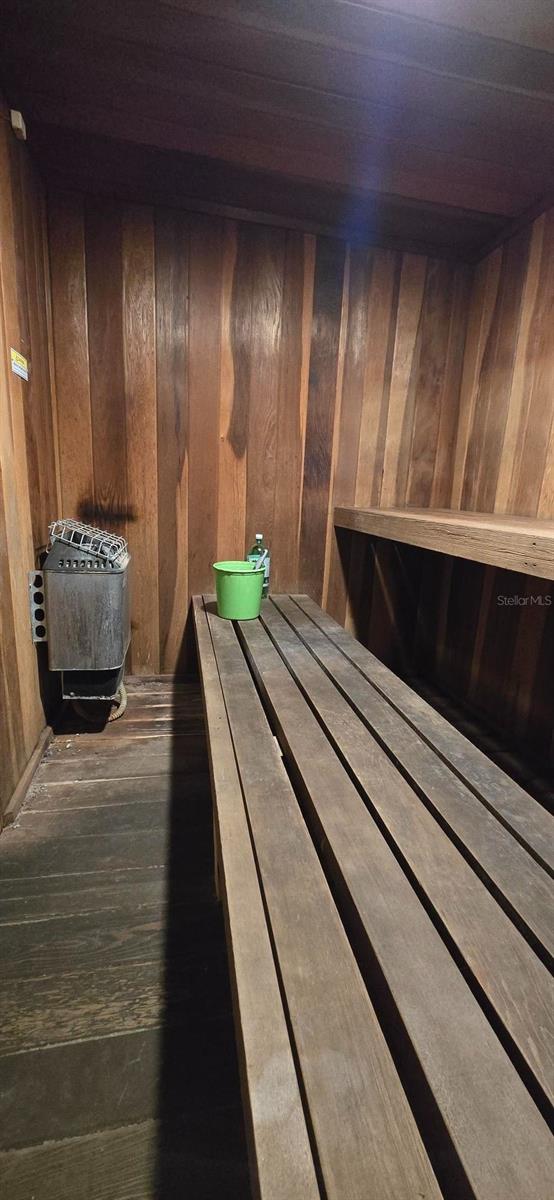 Sauna at clubhouse (women & men have separate saunas).