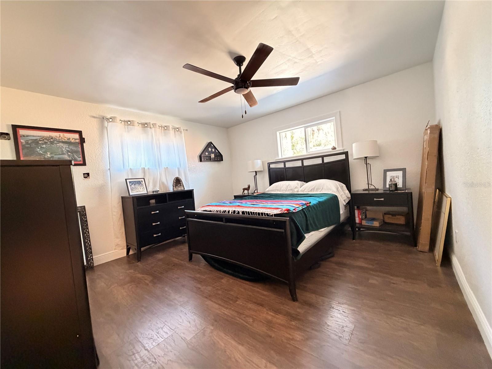 EnSuite with 4.5' by 5' Walk in closet and private Bathroom.