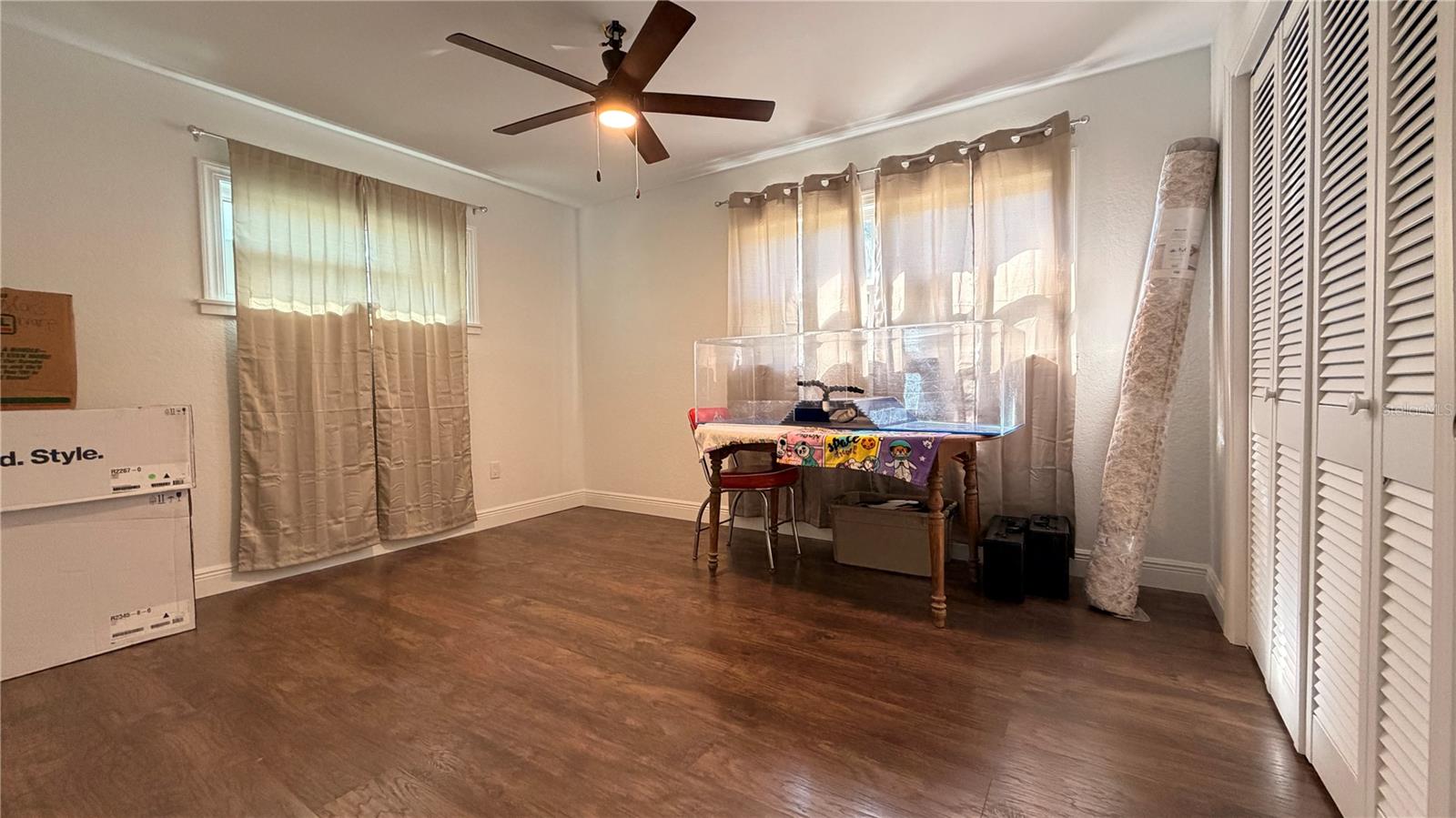 4th Bedroom with walk in closet