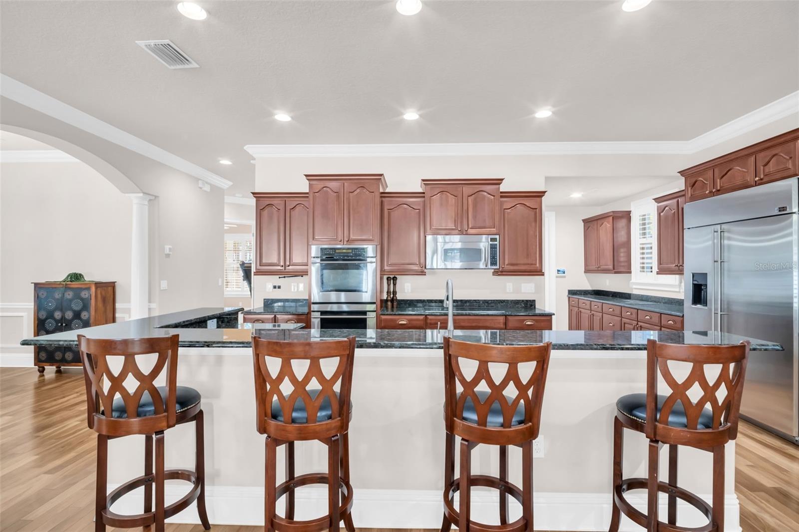 oversized double door fridge.