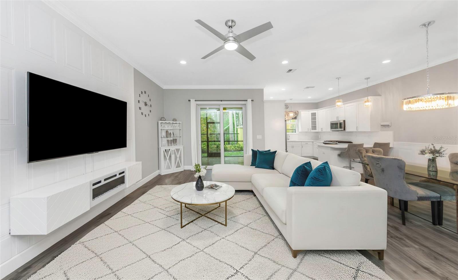 Living Room Virtually Staged