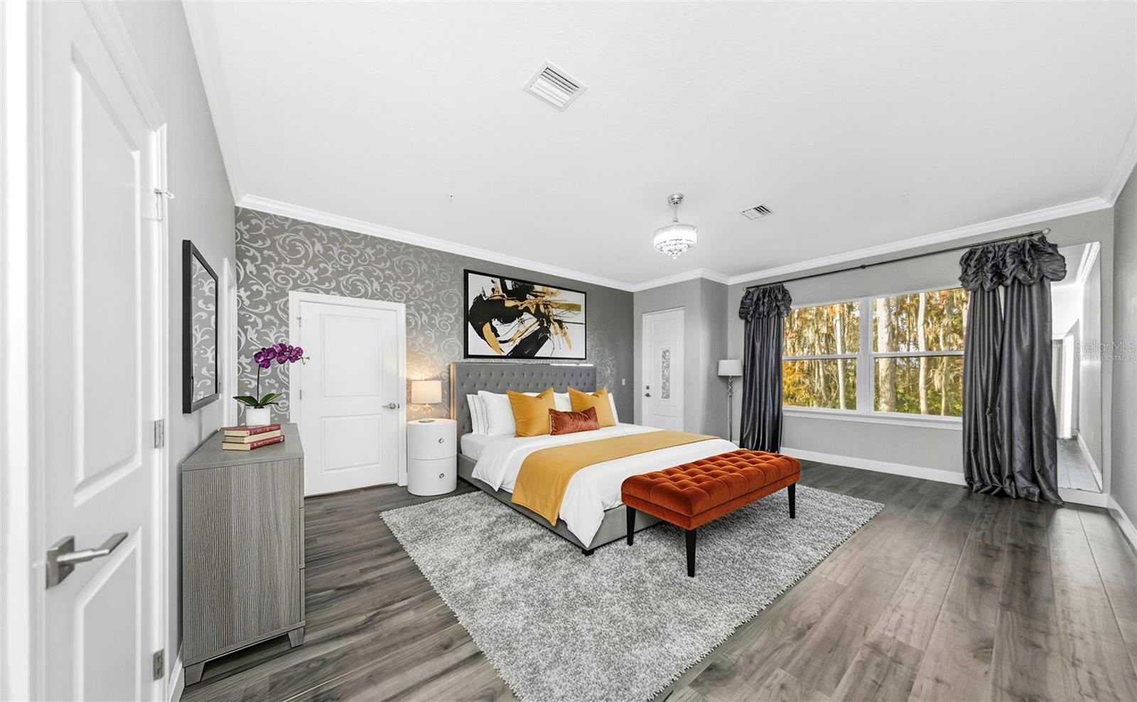 Primary Bedroom Virtually Staged