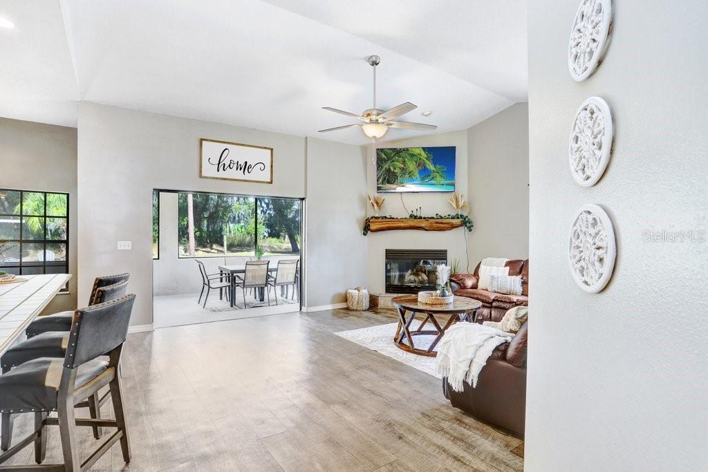 View walking into living area