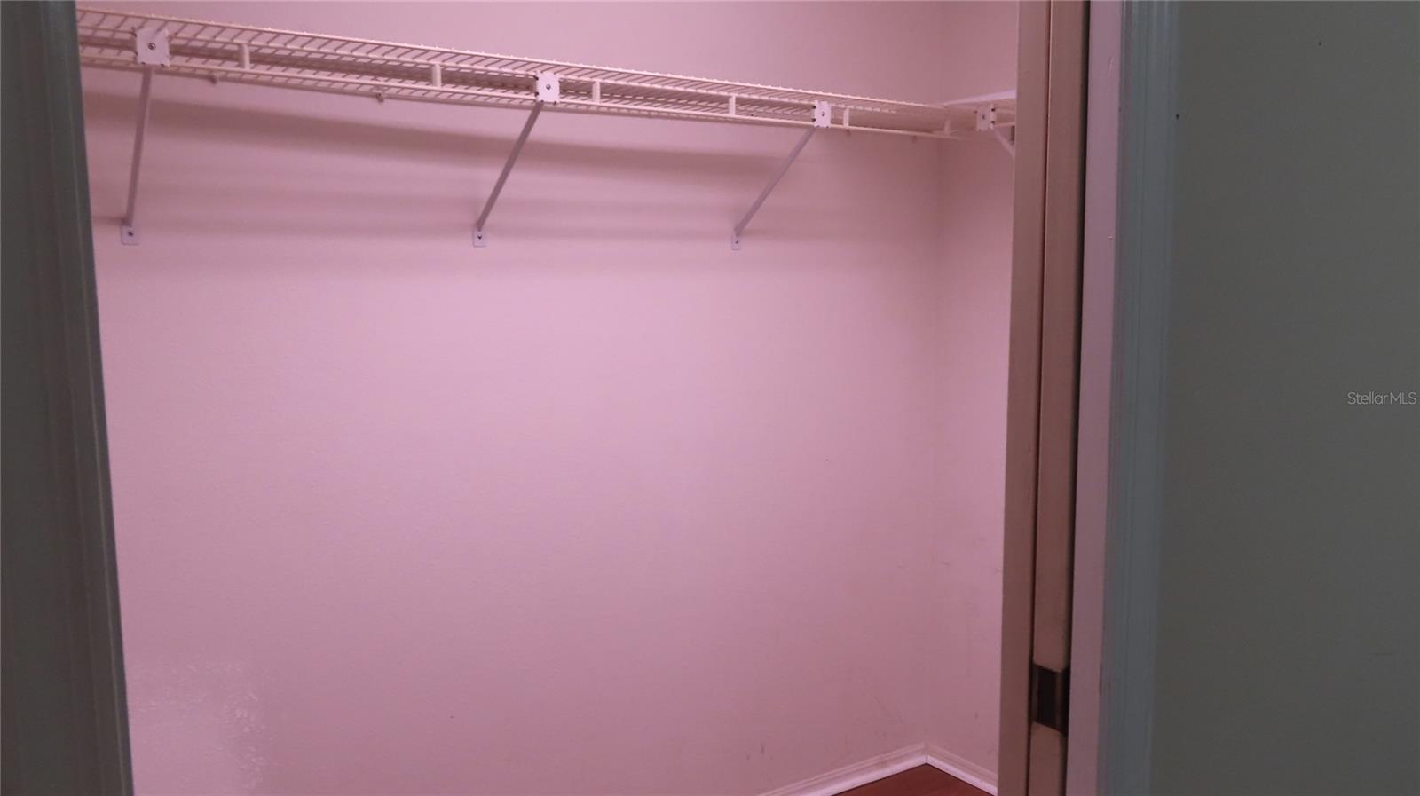 Master bedroom walk in closing