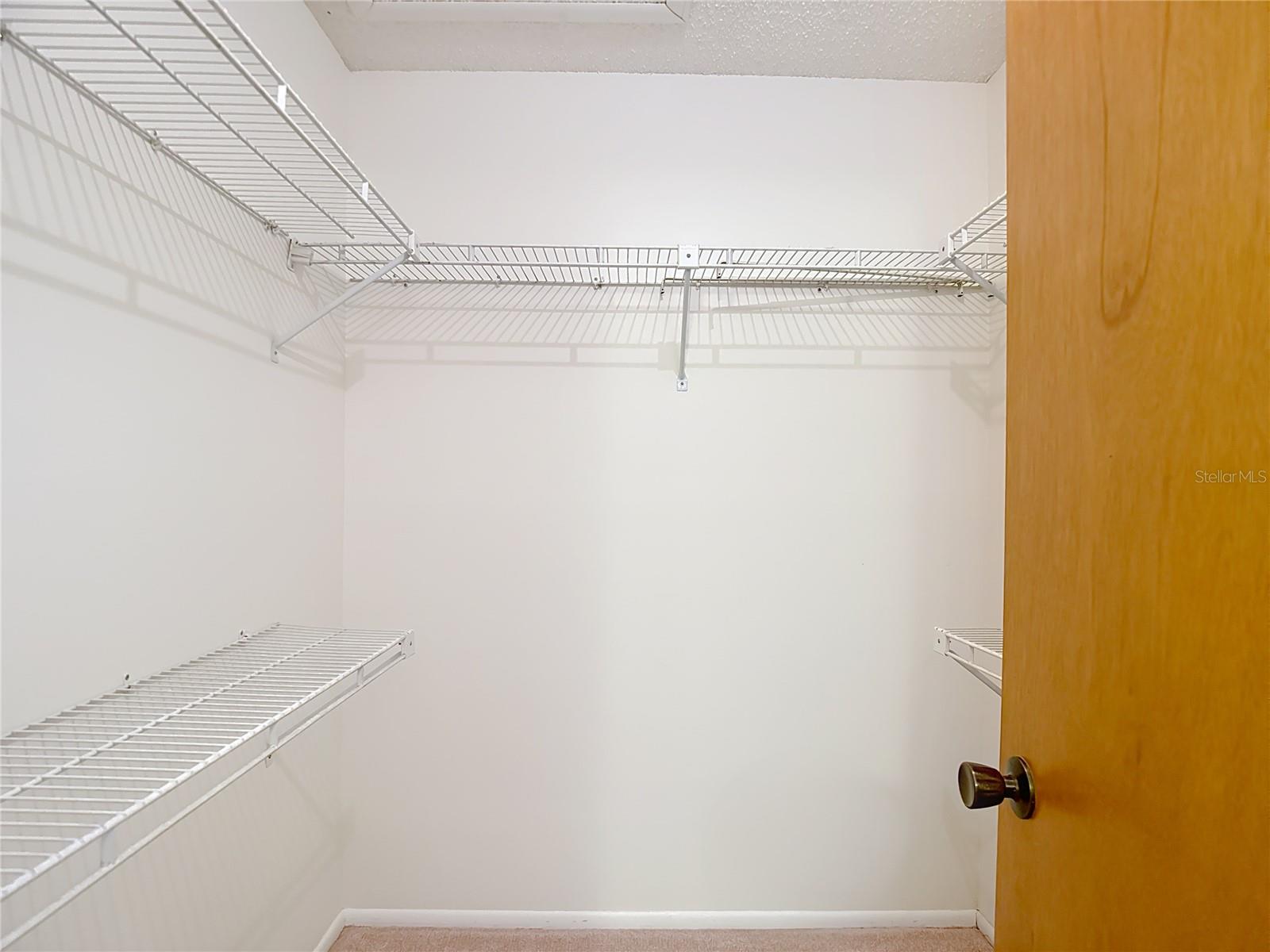 Primary walk-in closet