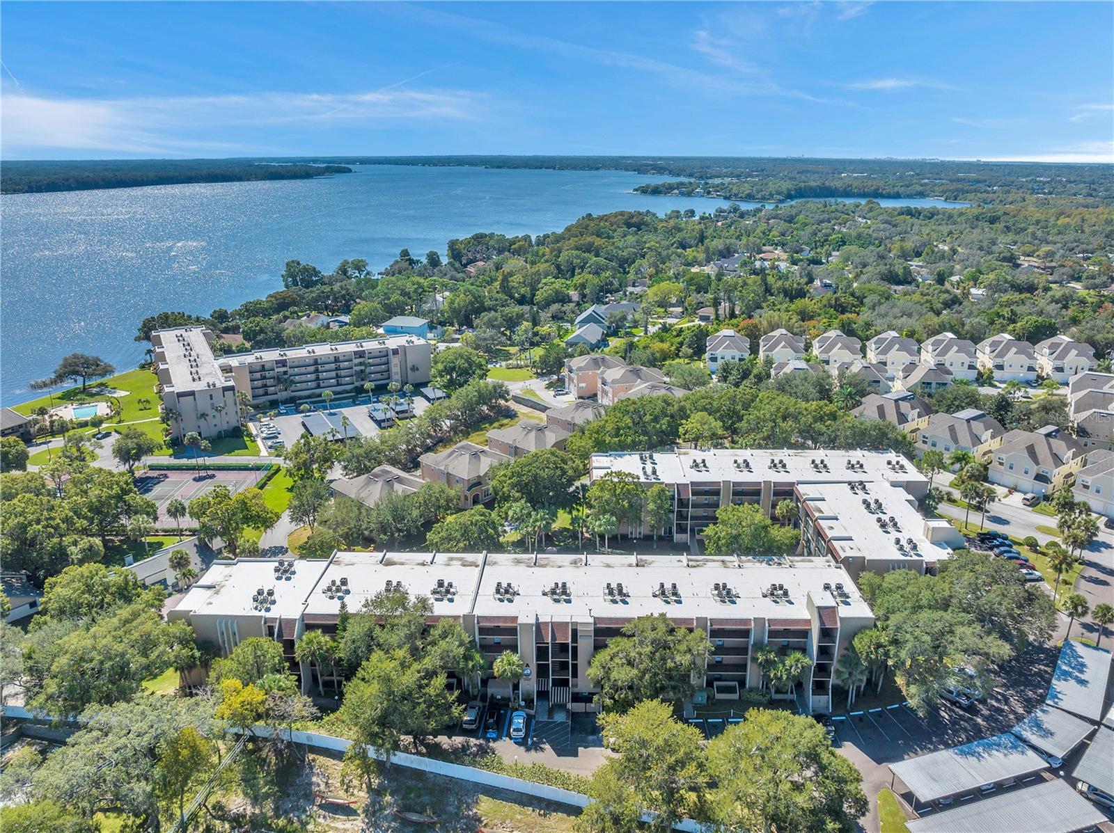 View of Lake Tarpon from the building