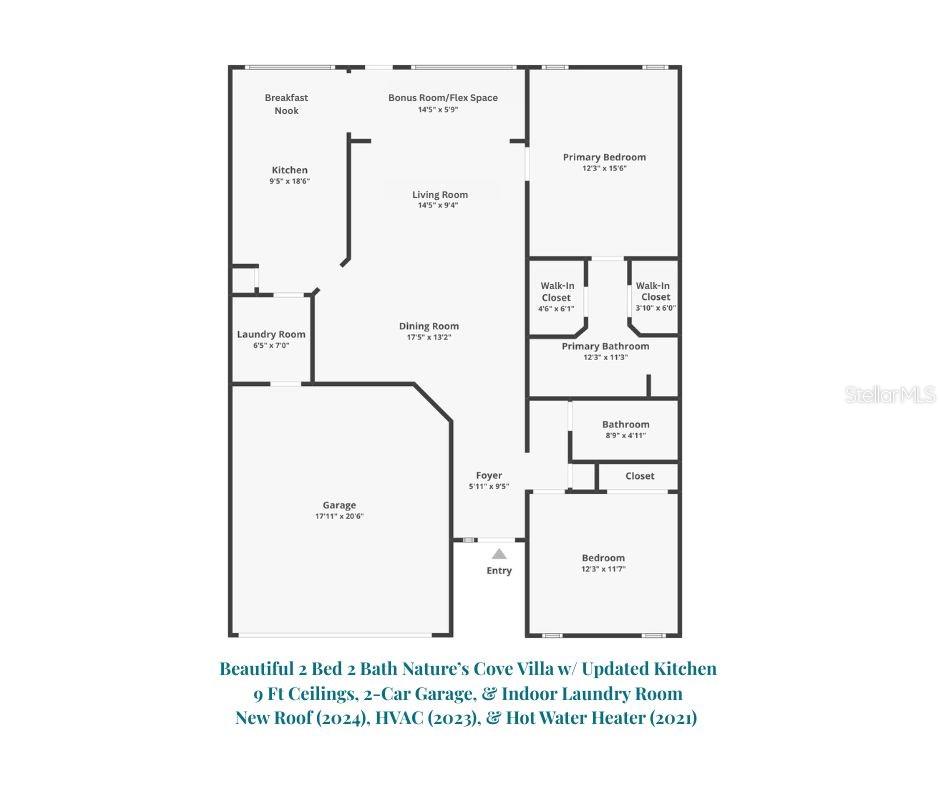 You'll love this split & spacious plan~