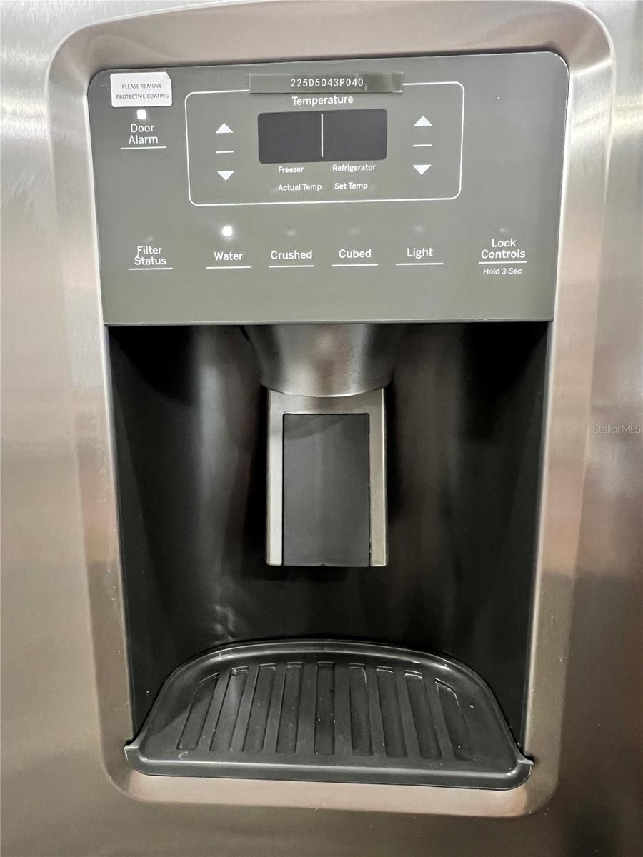 Water and Ice dispenser on the brand new fridge!