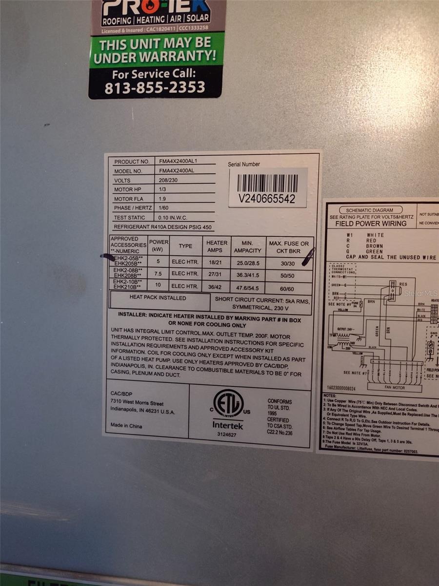 UPGRADE NEW SALT AIR QUALITY A/C SYSTEM