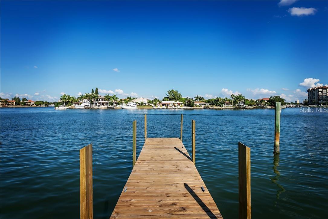 Boat Dock located across the road on the intracoastal.