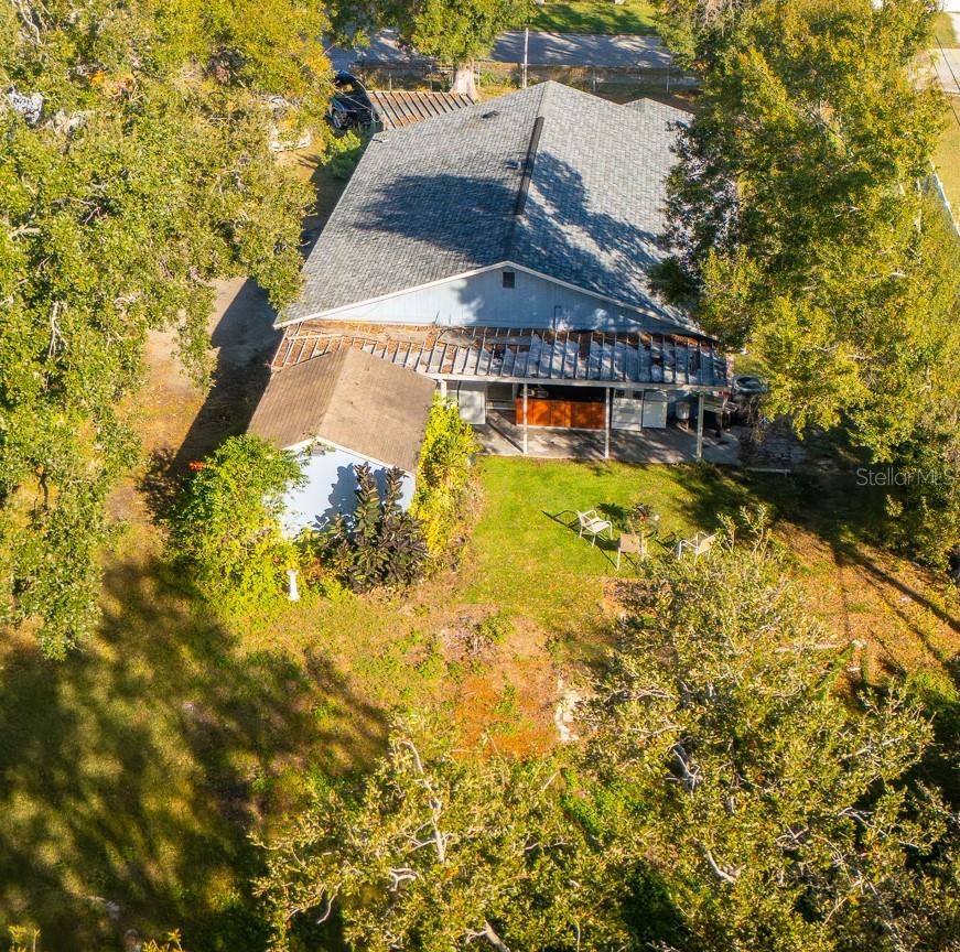 Area view of back of the house