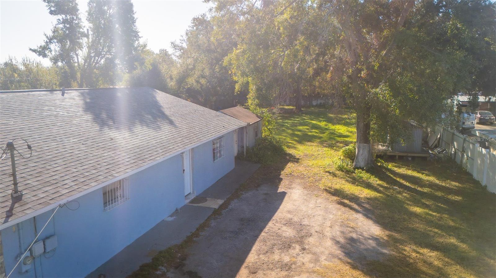 Side Area view of house