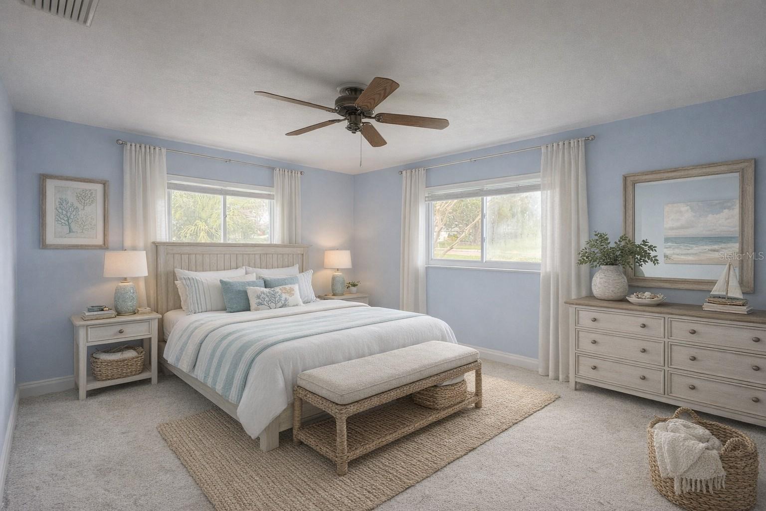 Staged Bedroom