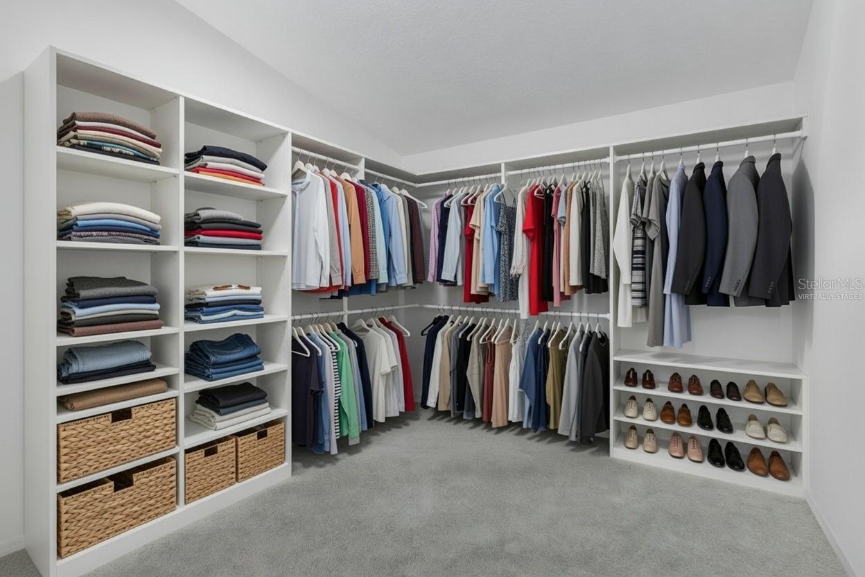 Virtually Staged - Primary Closet