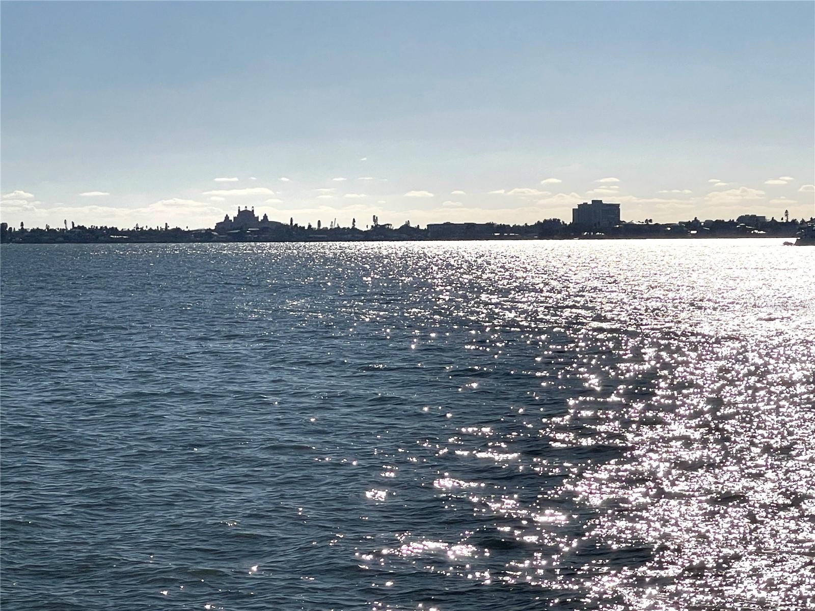 A Million dollar view! Watch the sunsets over the famous Don Cesar each evening! Dolphins and manatees will surface and play...what a view!