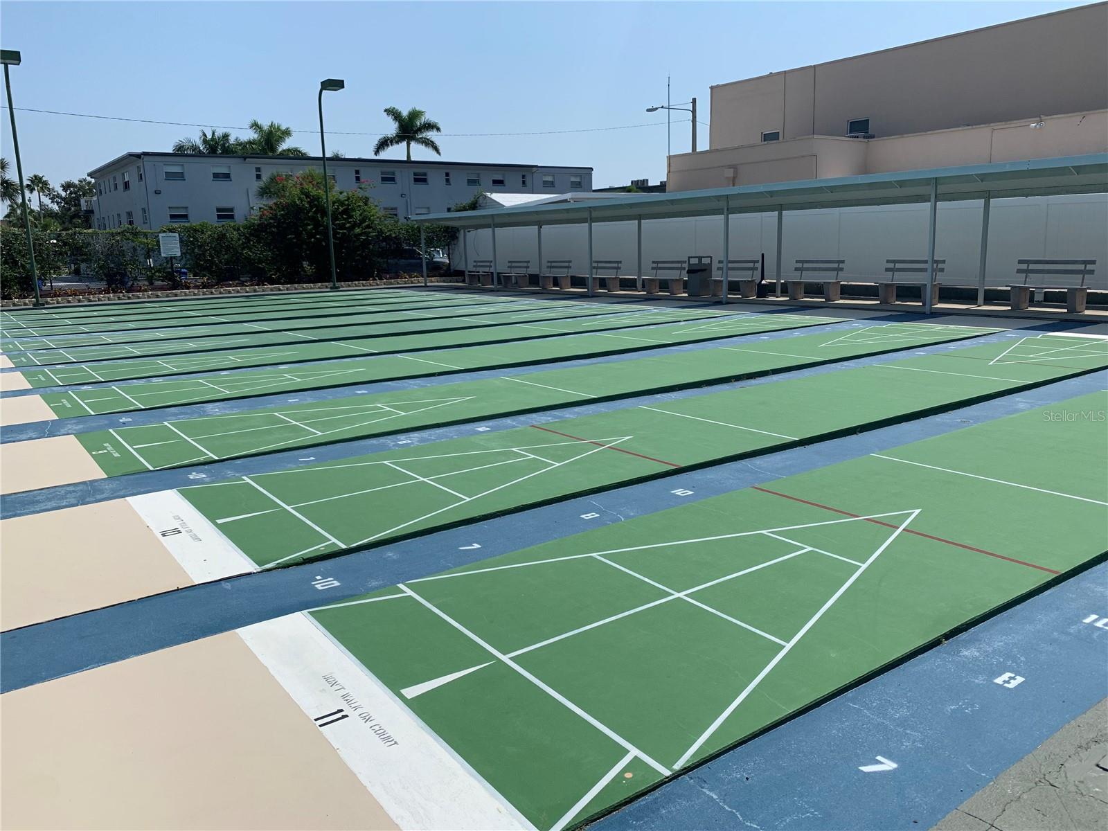 Town Shores has a shuffle board league!