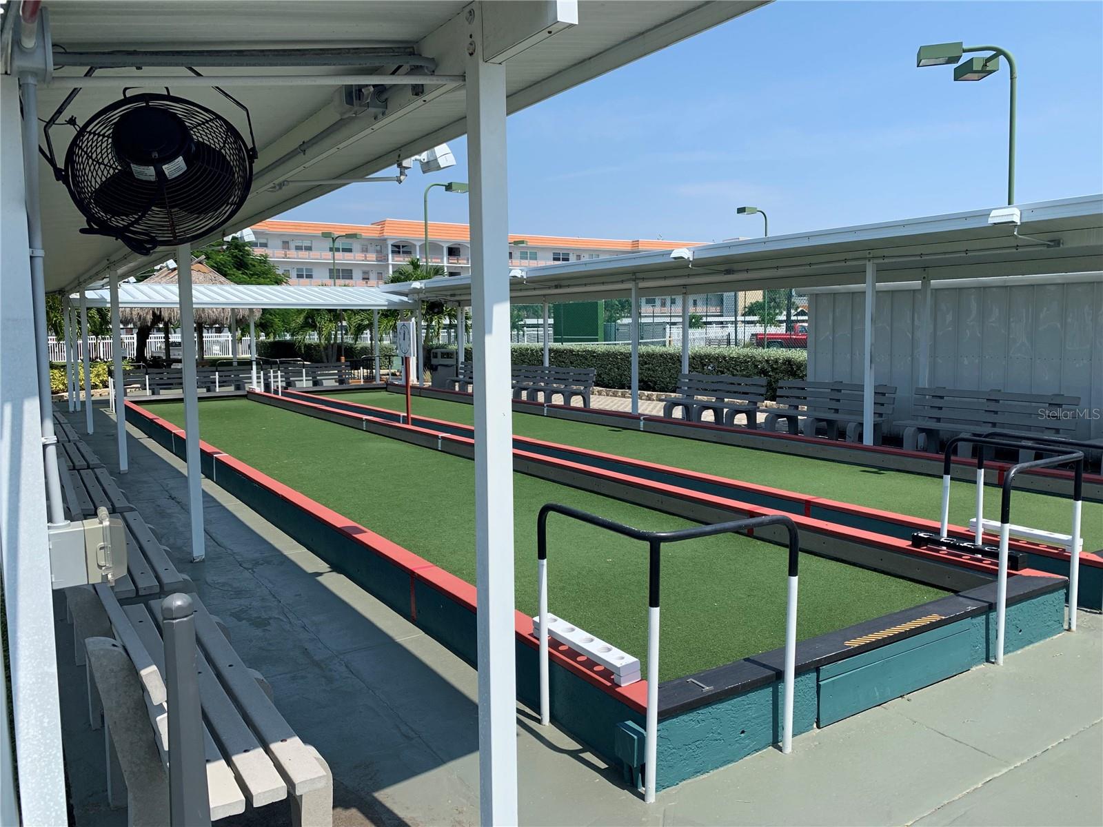 Bocci is popular at Town Shores !!!