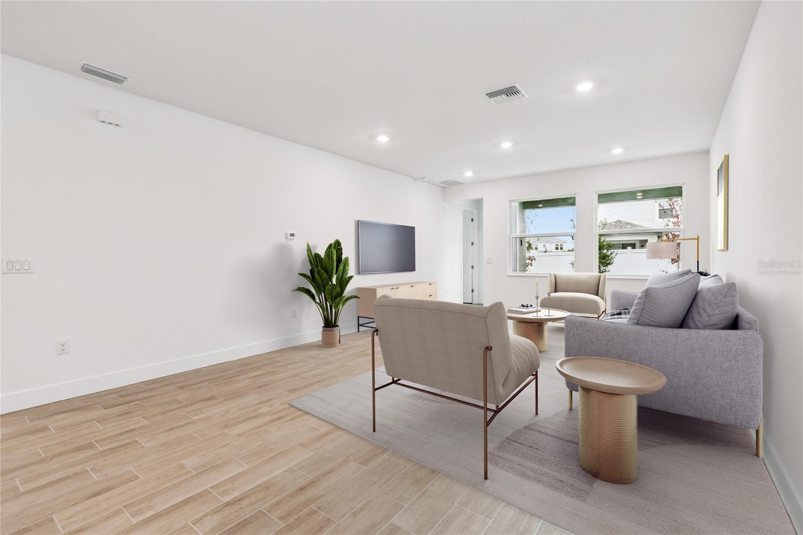 Family Room **Virtually Staged