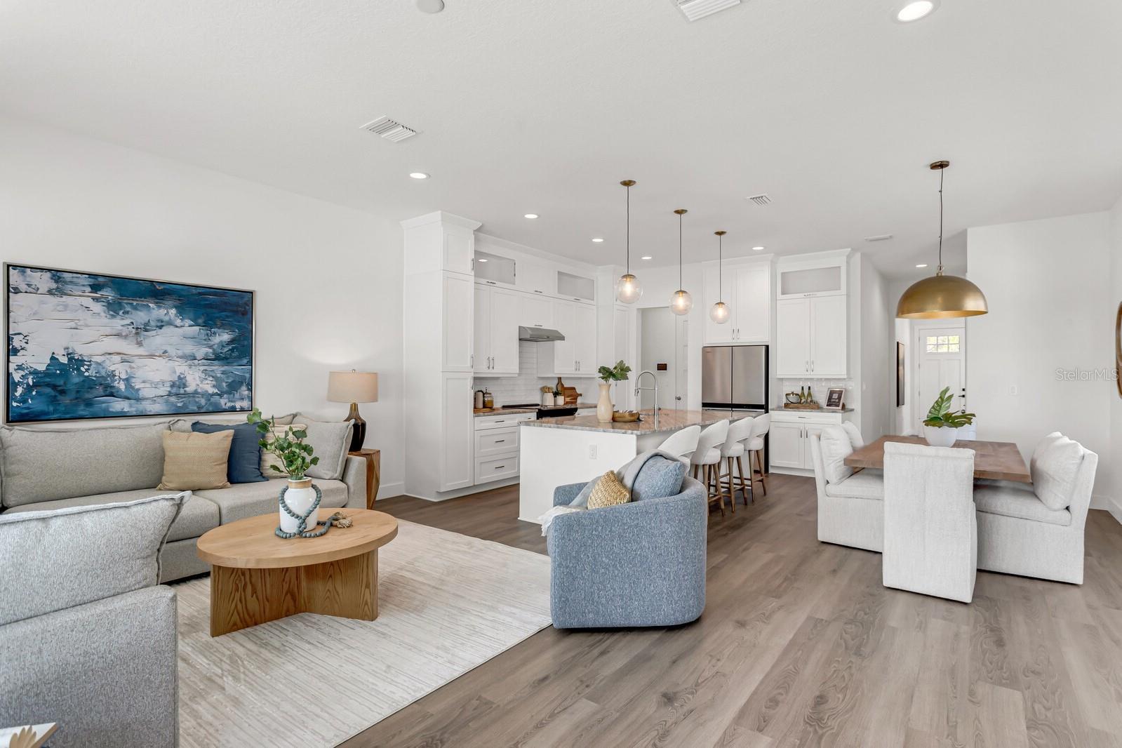 Photo from decorated model home, Unit 1