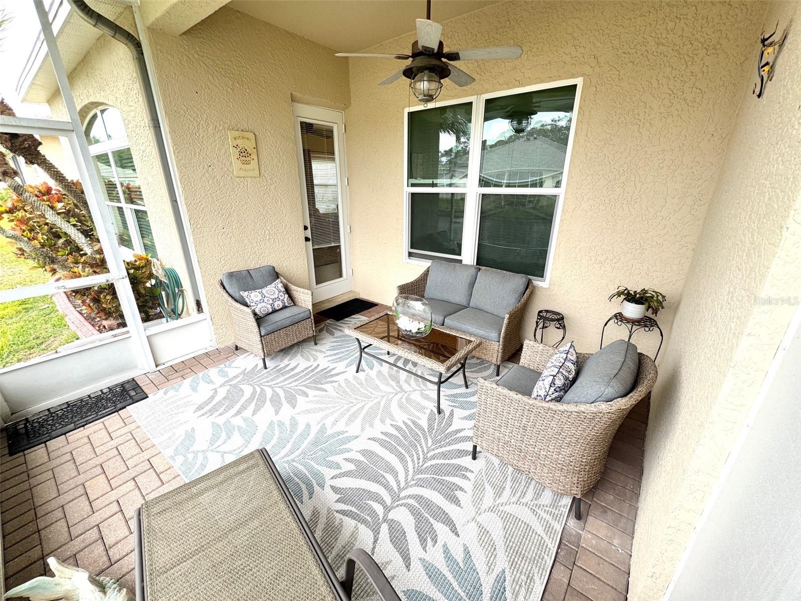 Lania has brick pavers