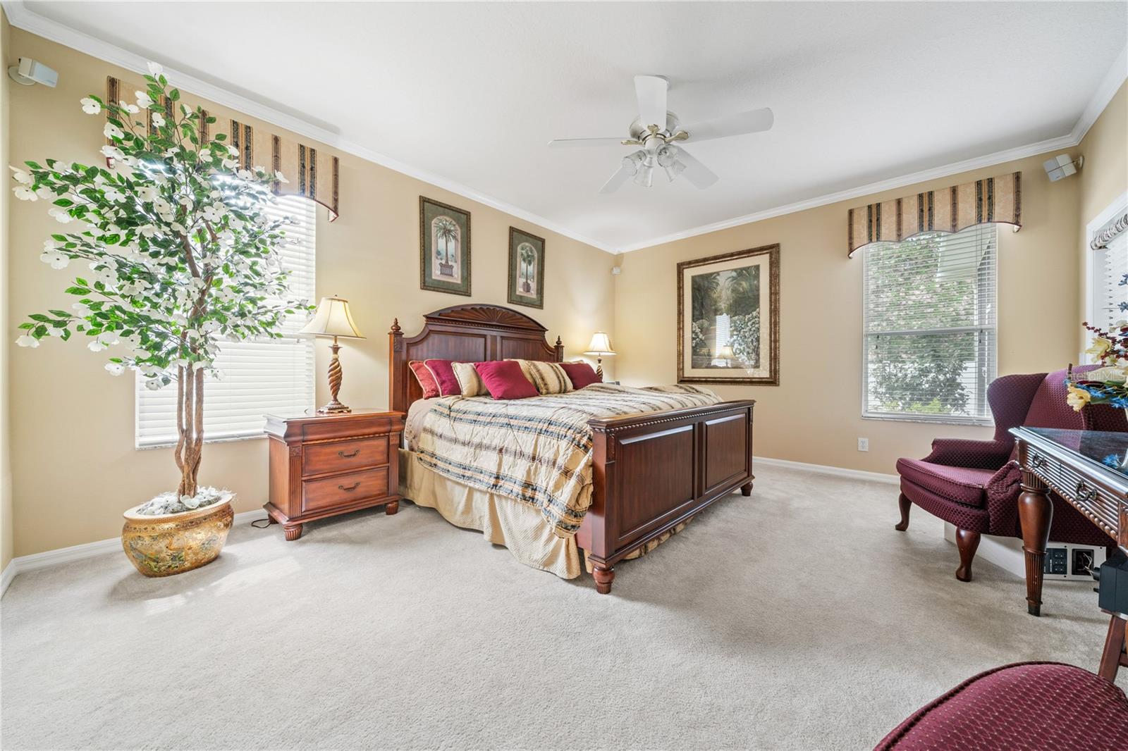 Spacious owner's suite