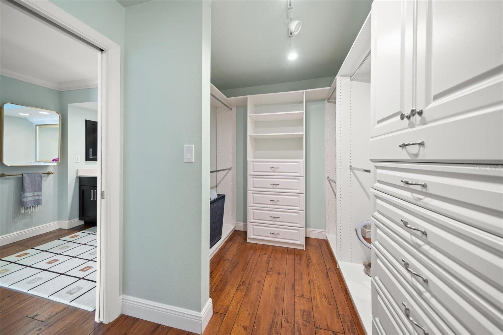 Primary Walk-In Custom Closet